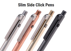 Slim Side Click Pens